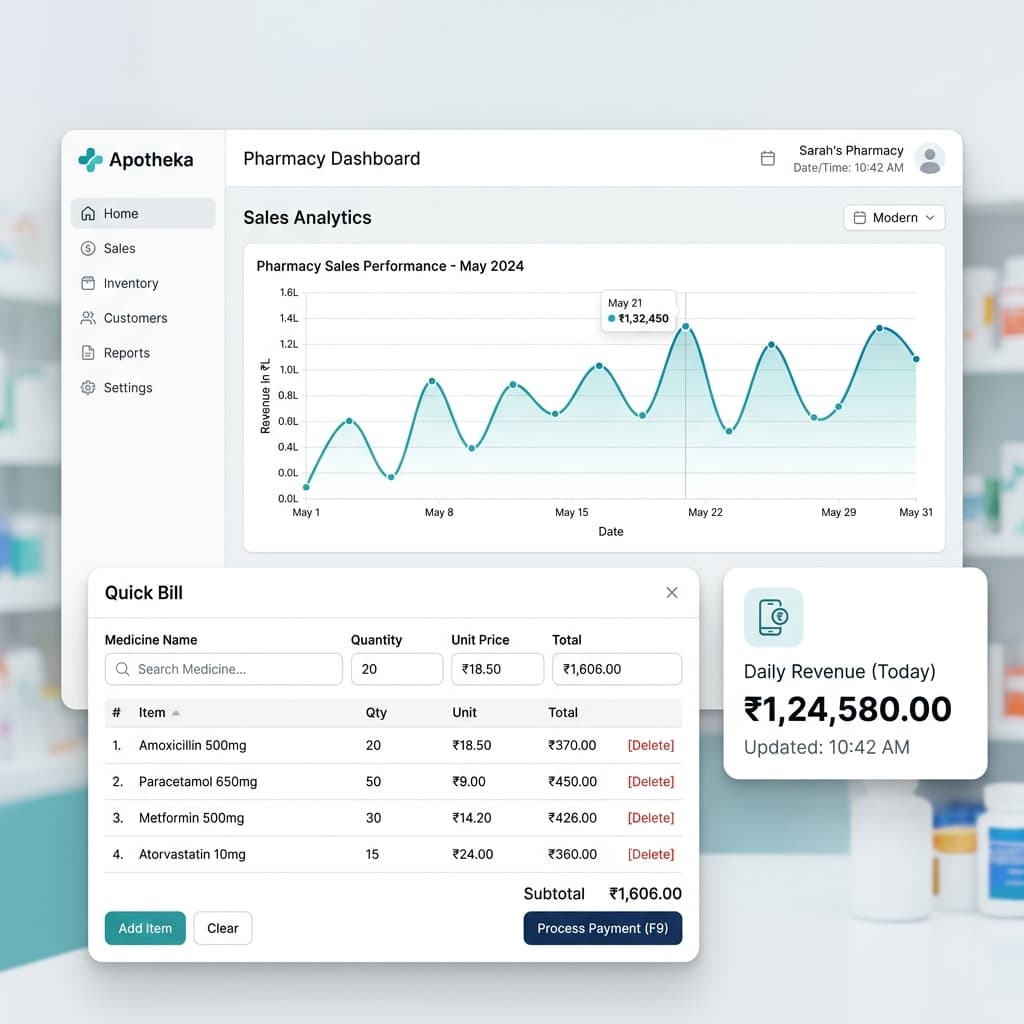 myfarmacie Dashboard